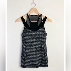 NWT Lululemon athletica running the city tank built in sports bra athletic shirt